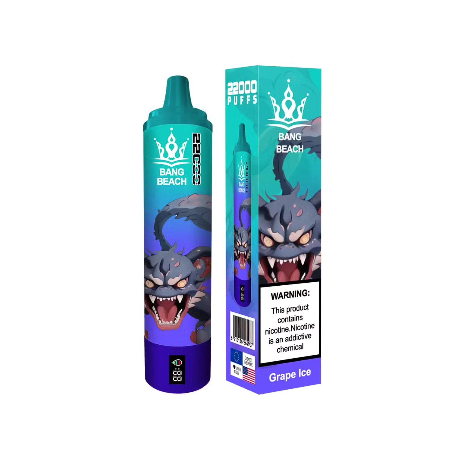 Bang Beach 22k Puffs LED Display Disposable Vape - Image 7