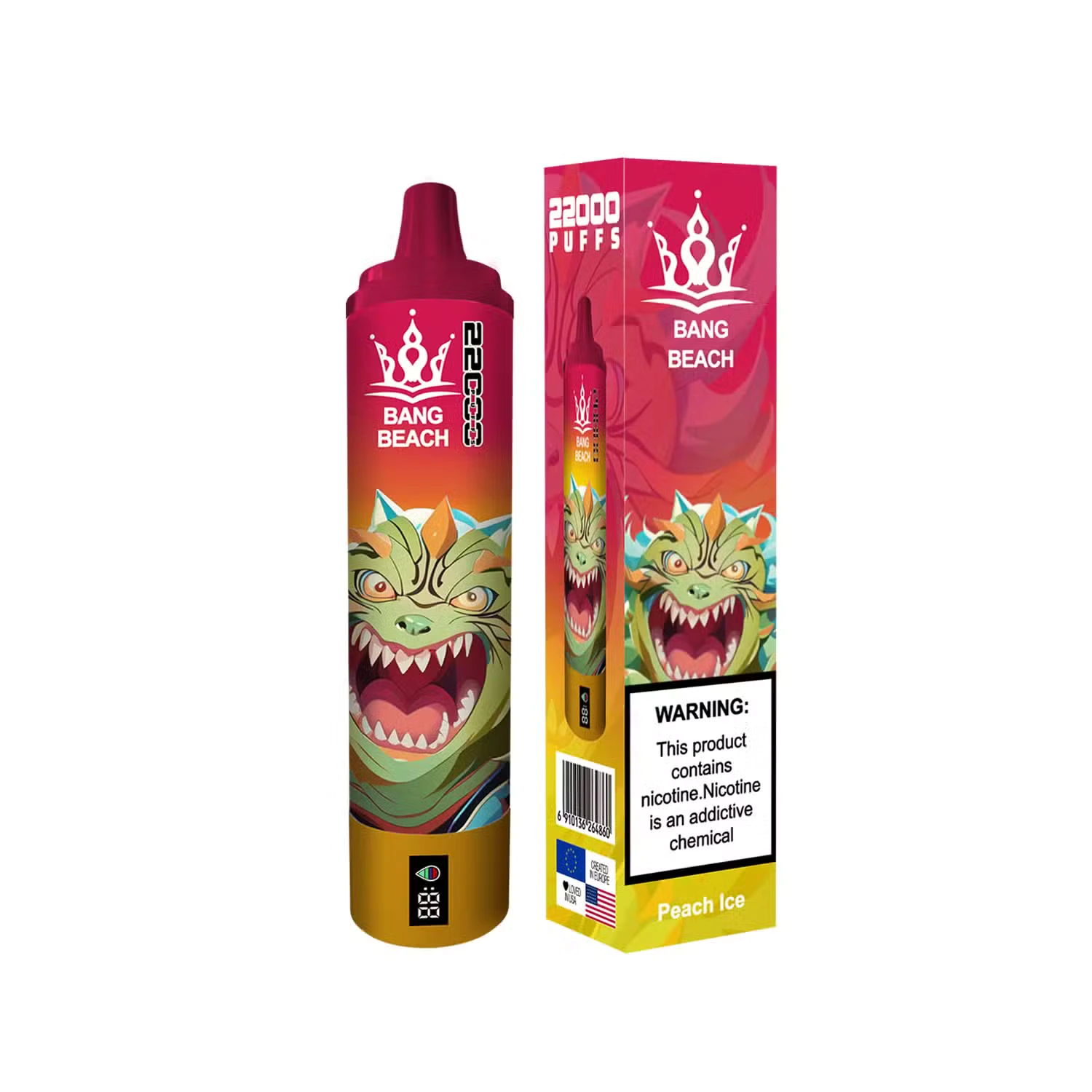Bang Beach 22k Puffs LED Display Disposable Vape - Image 5