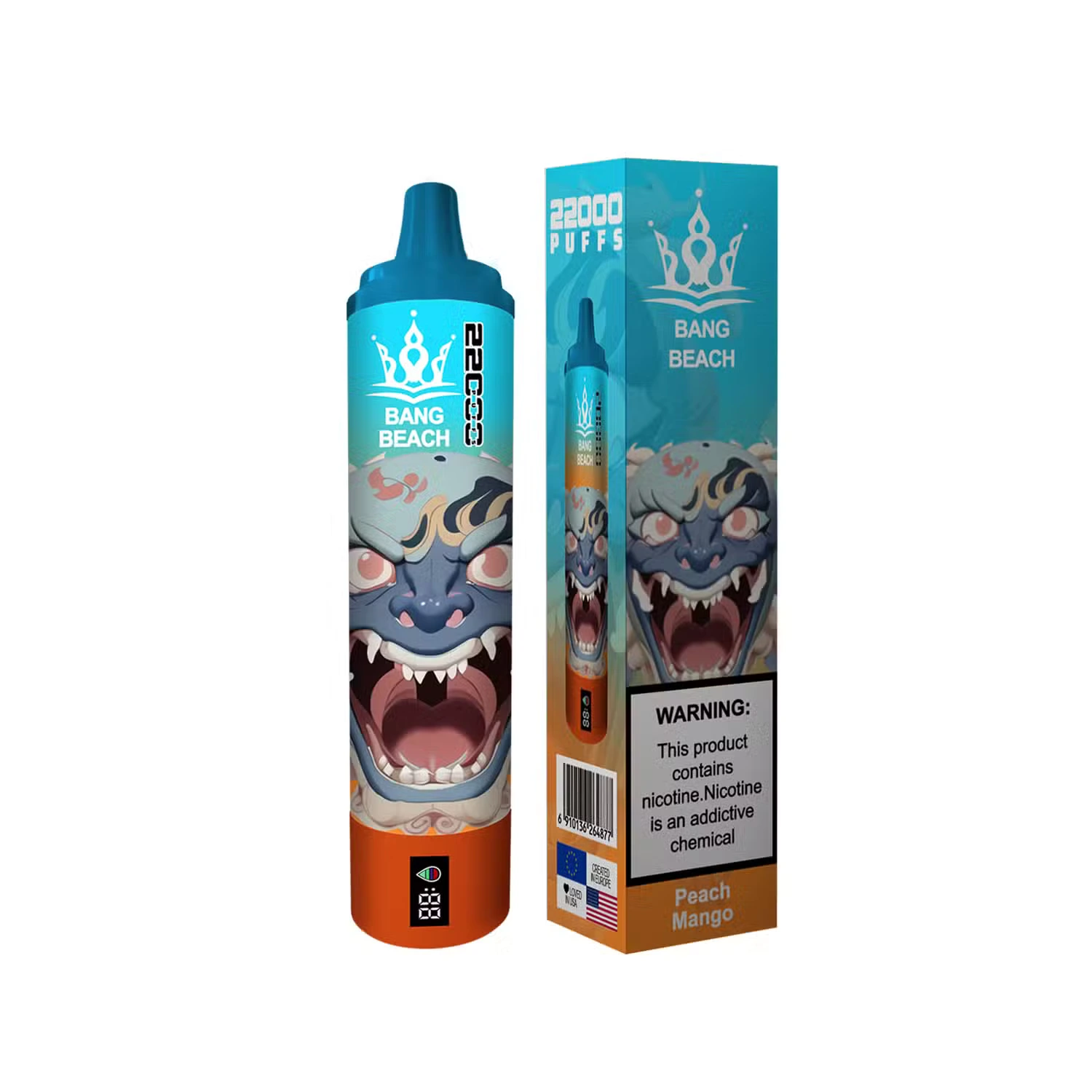 Bang Beach 22k Puffs LED Display Disposable Vape - Image 4
