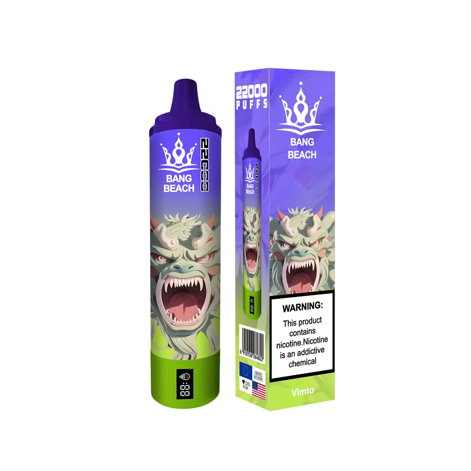 Bang Beach 22k Puffs LED Display Disposable Vape - Image 2