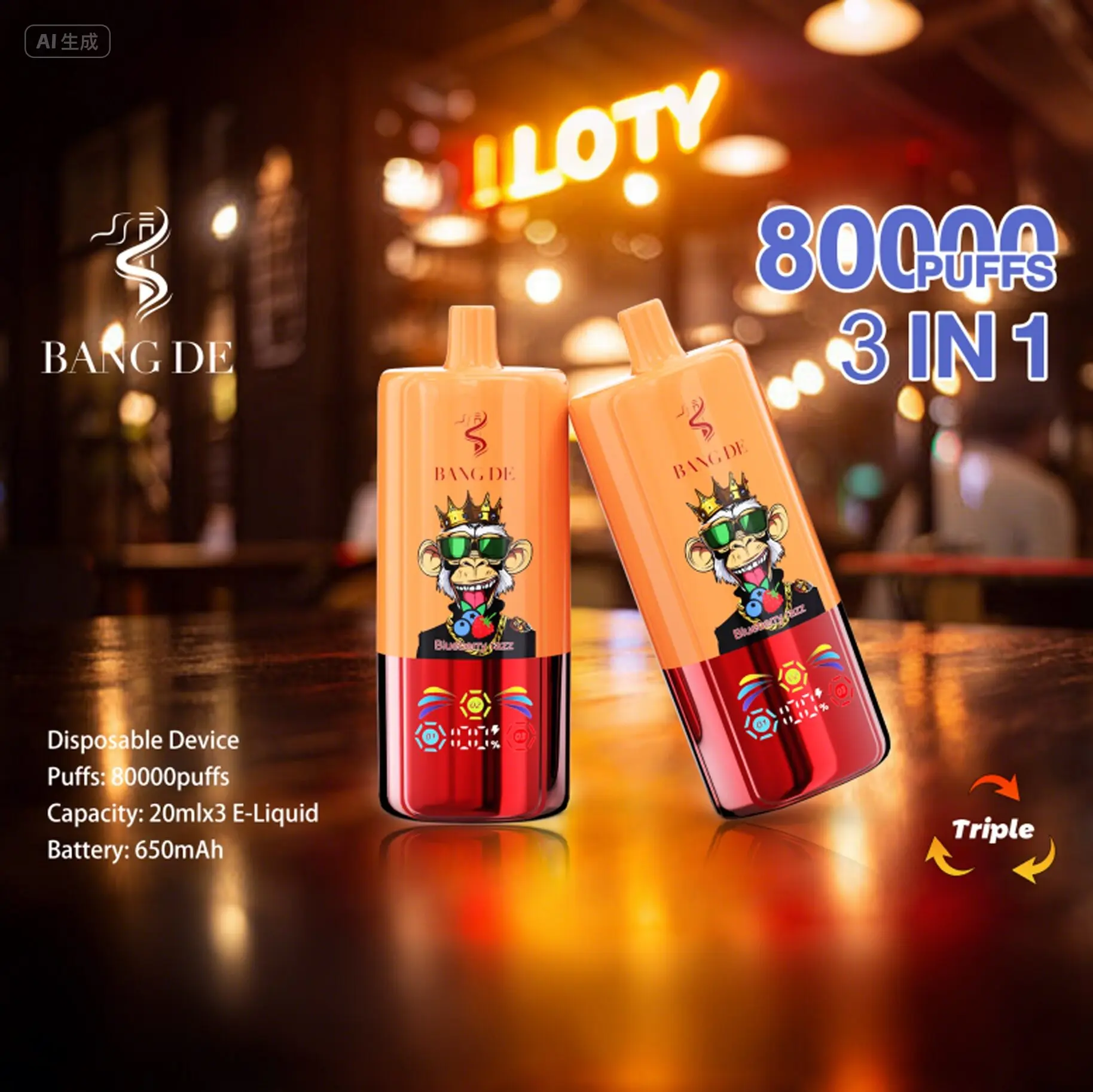 Bang DE 80000 Disposable Vape 80k Puff