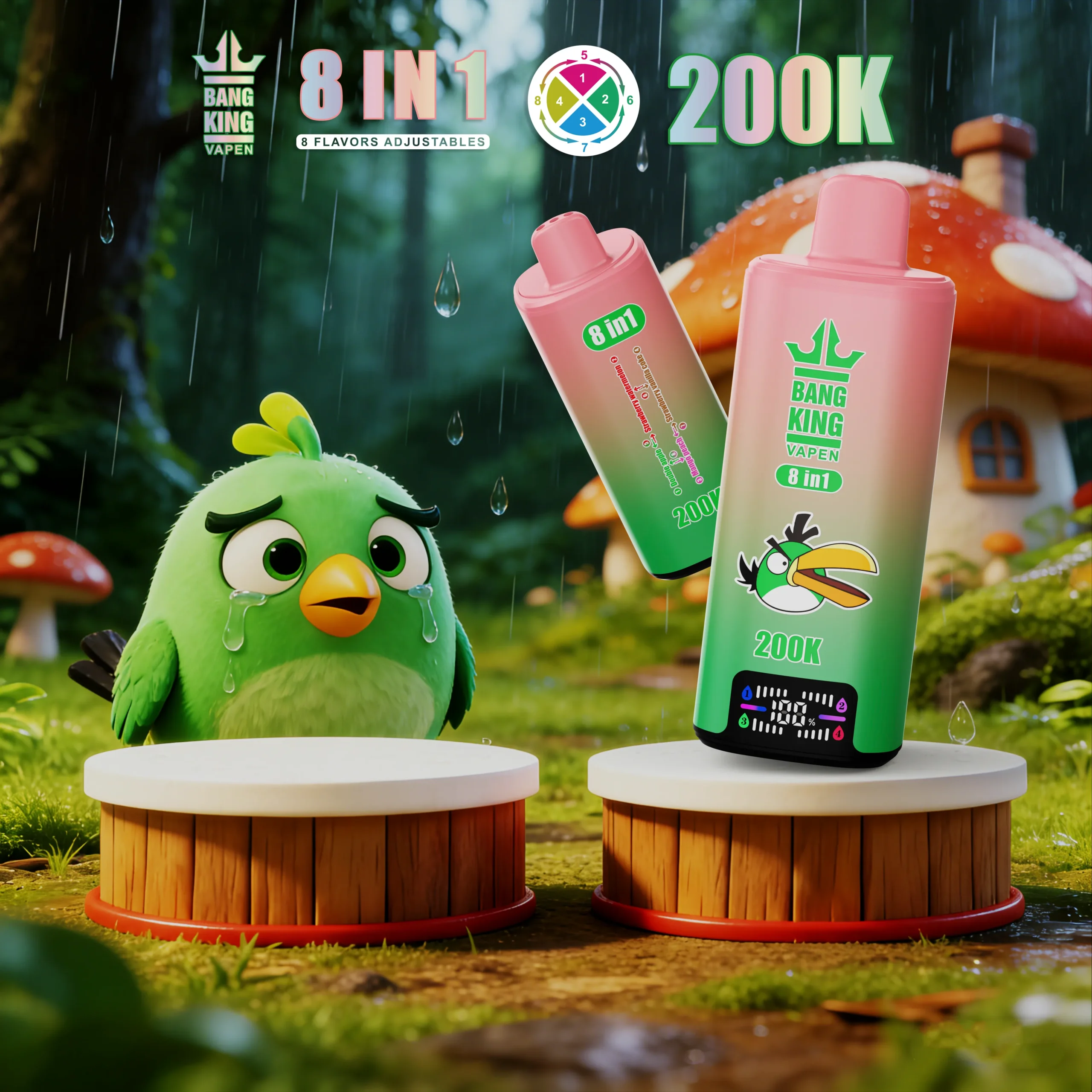 Bang King 200k 200000 Puffs 8 in 1 Flavor Disposable Vape - Image 12