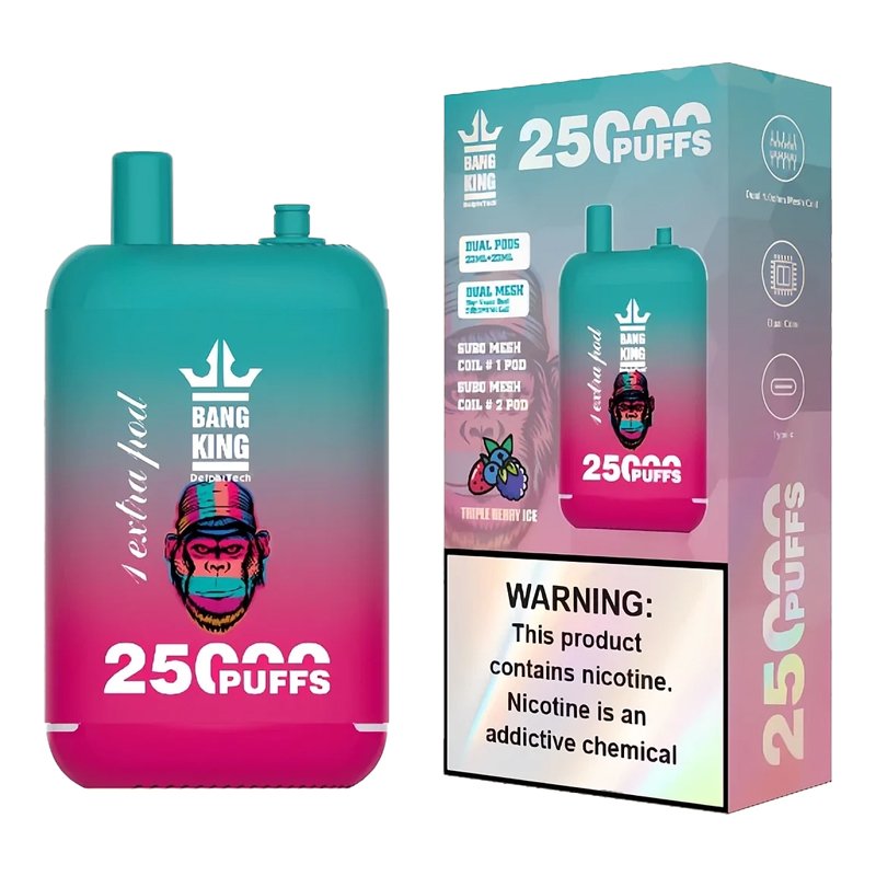 Bang King 25000 | 25K Puffs 12 in 1 Flavors
