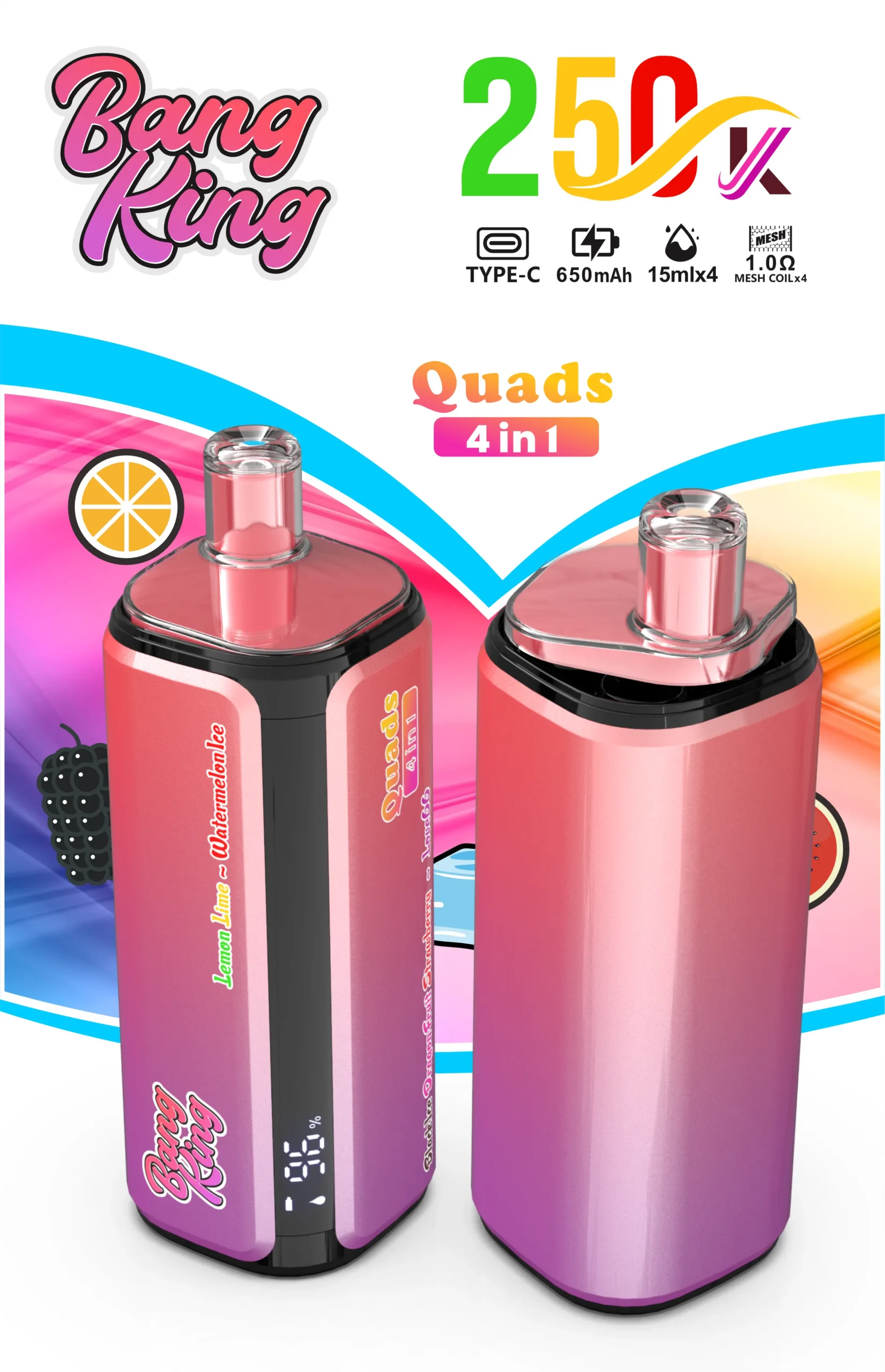 Bang King 250K 4-in-1 Disposable Vape - Image 11