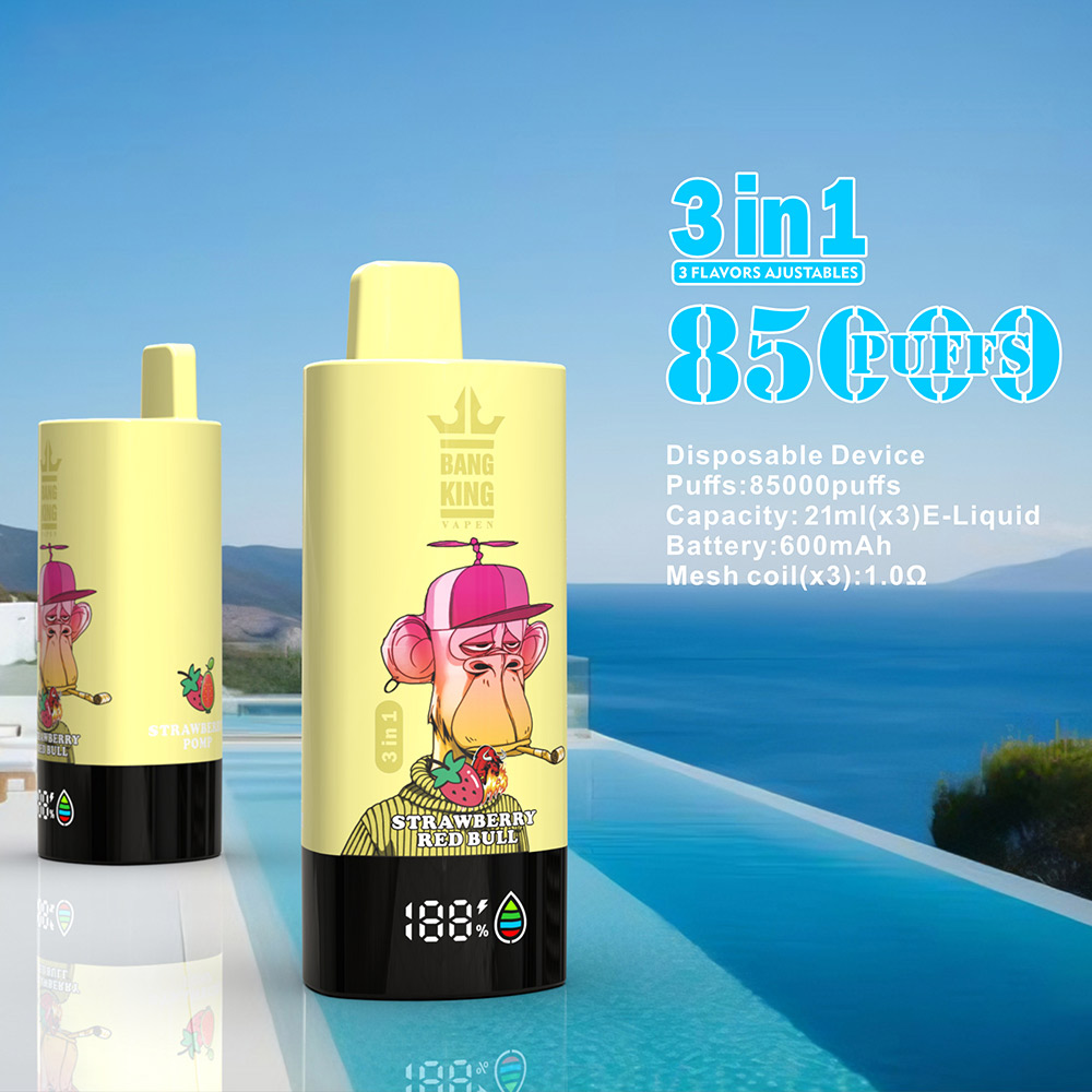 Bang King Triple 85K 3?in?1 Disposable Vape | 85,000 Puffs | Triple Flavor Pods - Image 2