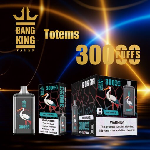 Bang King Crystal Vape 2% 3% 5% Nicotine Disposable Vape 30k Puffs - Image 2
