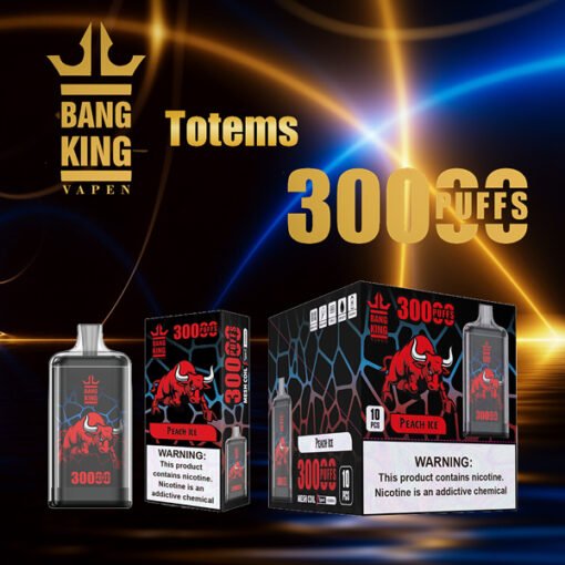 Bang King Crystal Vape 2% 3% 5% Nicotine Disposable Vape 30k Puffs - Image 5