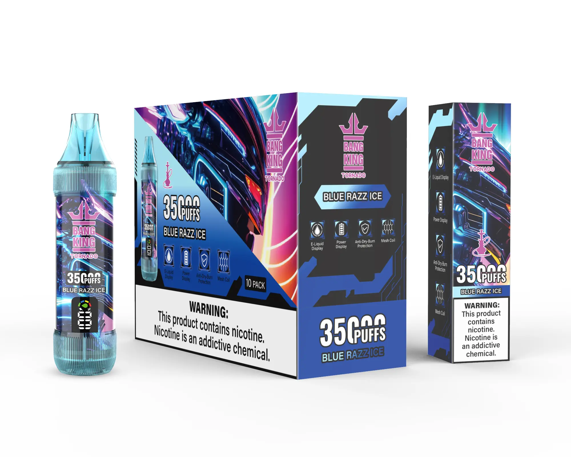Bang King Tornado 35000 Puffs LED Display Disposable Vape - Image 7