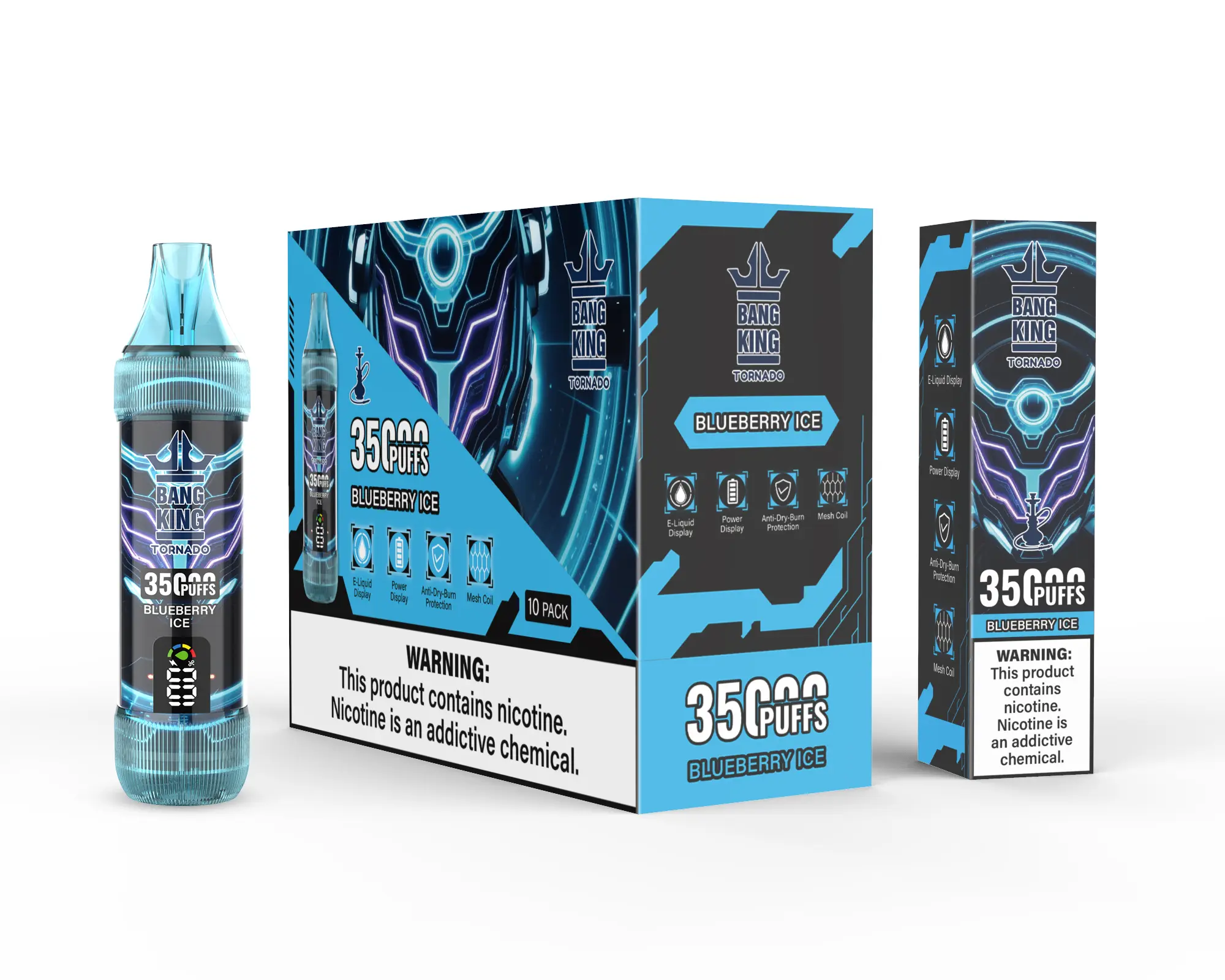 Bang King Tornado 35000 Puffs LED Display Disposable Vape - Image 8