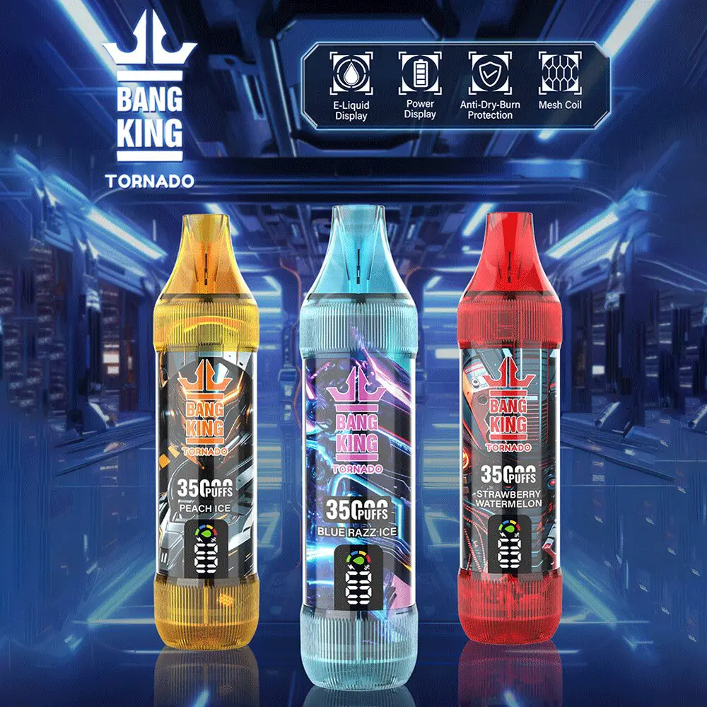 Bang King Tornado 35000 Puffs LED Display Disposable Vape