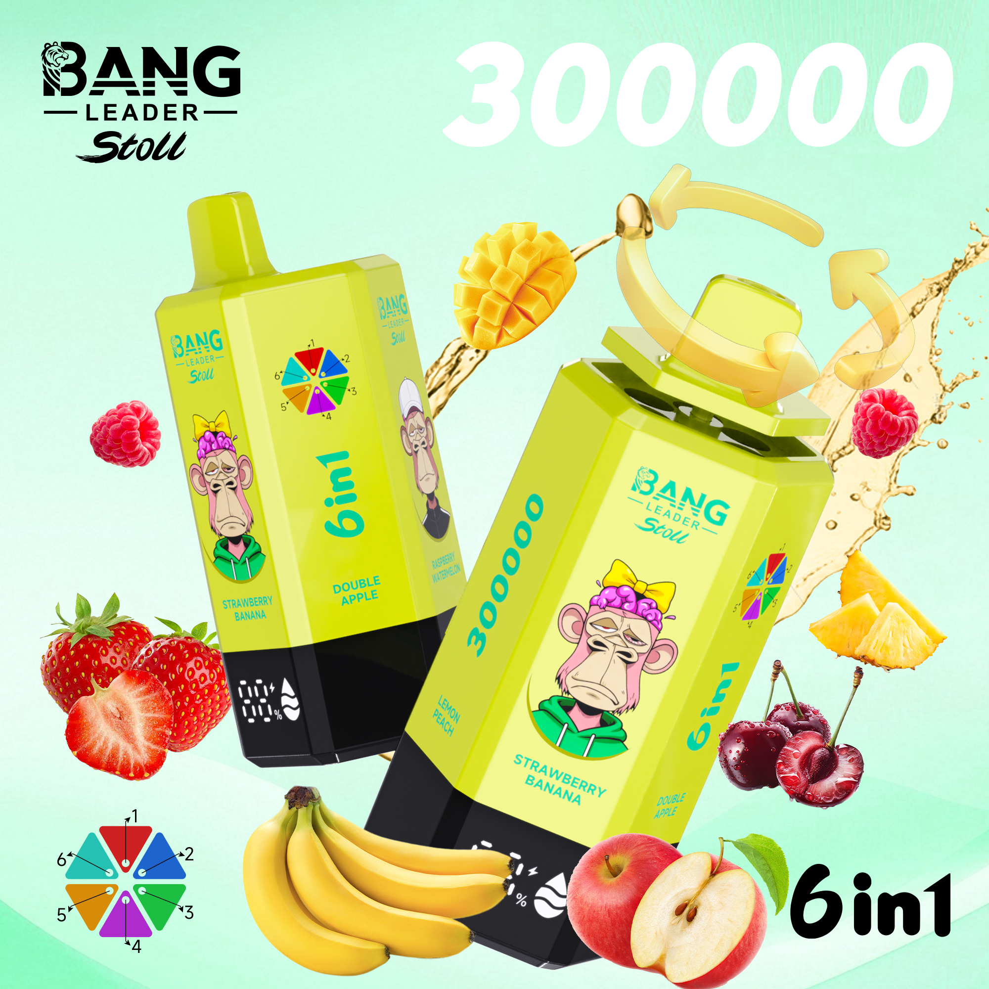 Bang Leader Stoll Puff 300k 6-in-1 Flavor Disposable Vape - Image 10