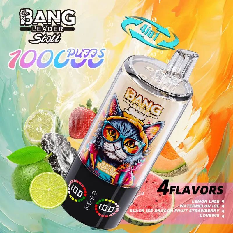Bang Leader Stoll 100K 100000 Puffs 4 in 1 Flavors & LED Display Disposable Vape - Image 5