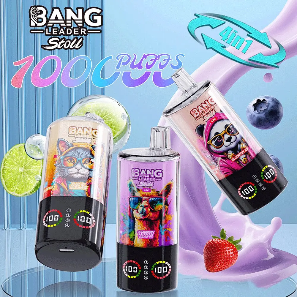 Bang Leader Stoll 100K 100000 Puffs 4 in 1 Flavors & LED Display Disposable Vape - Image 6