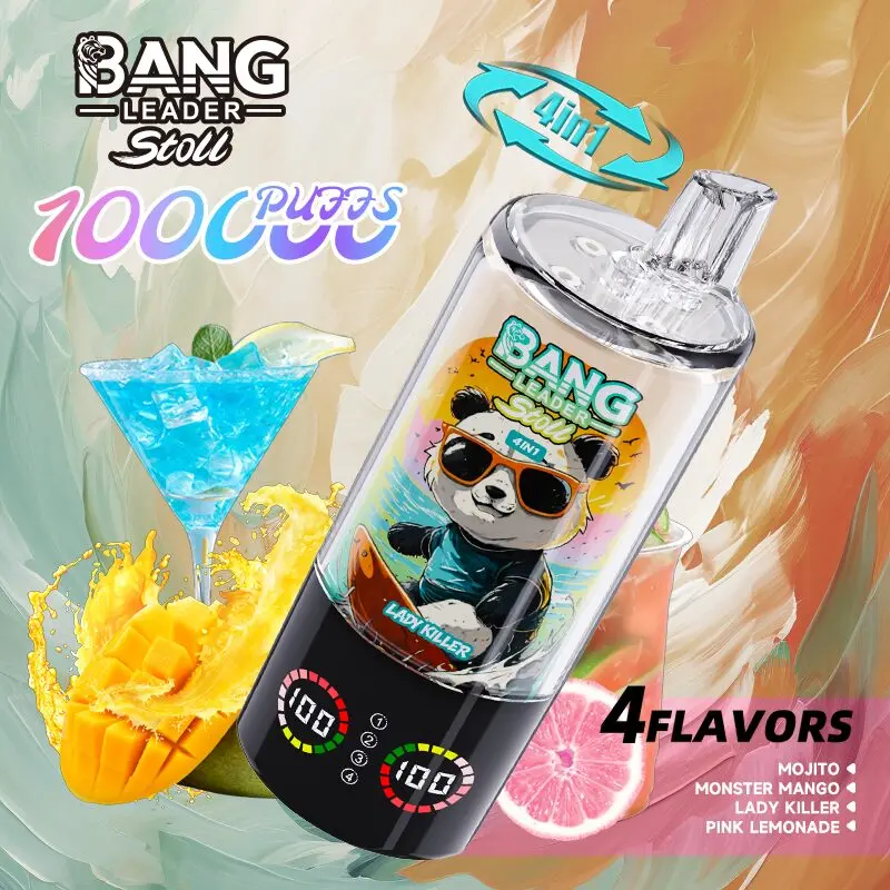 Bang Leader Stoll 100K 100000 Puffs 4 in 1 Flavors & LED Display Disposable Vape - Image 8