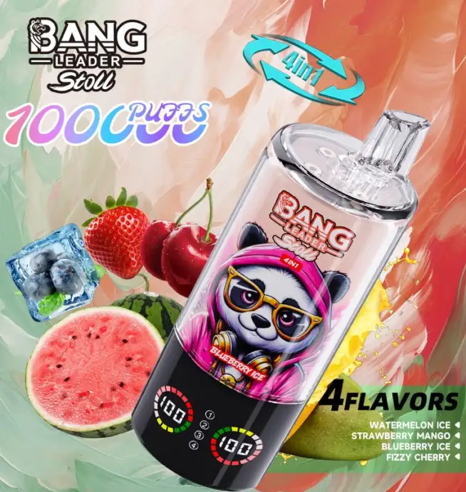 Bang Leader Stoll 100K 100000 Puffs 4 in 1 Flavors & LED Display Disposable Vape - Image 13