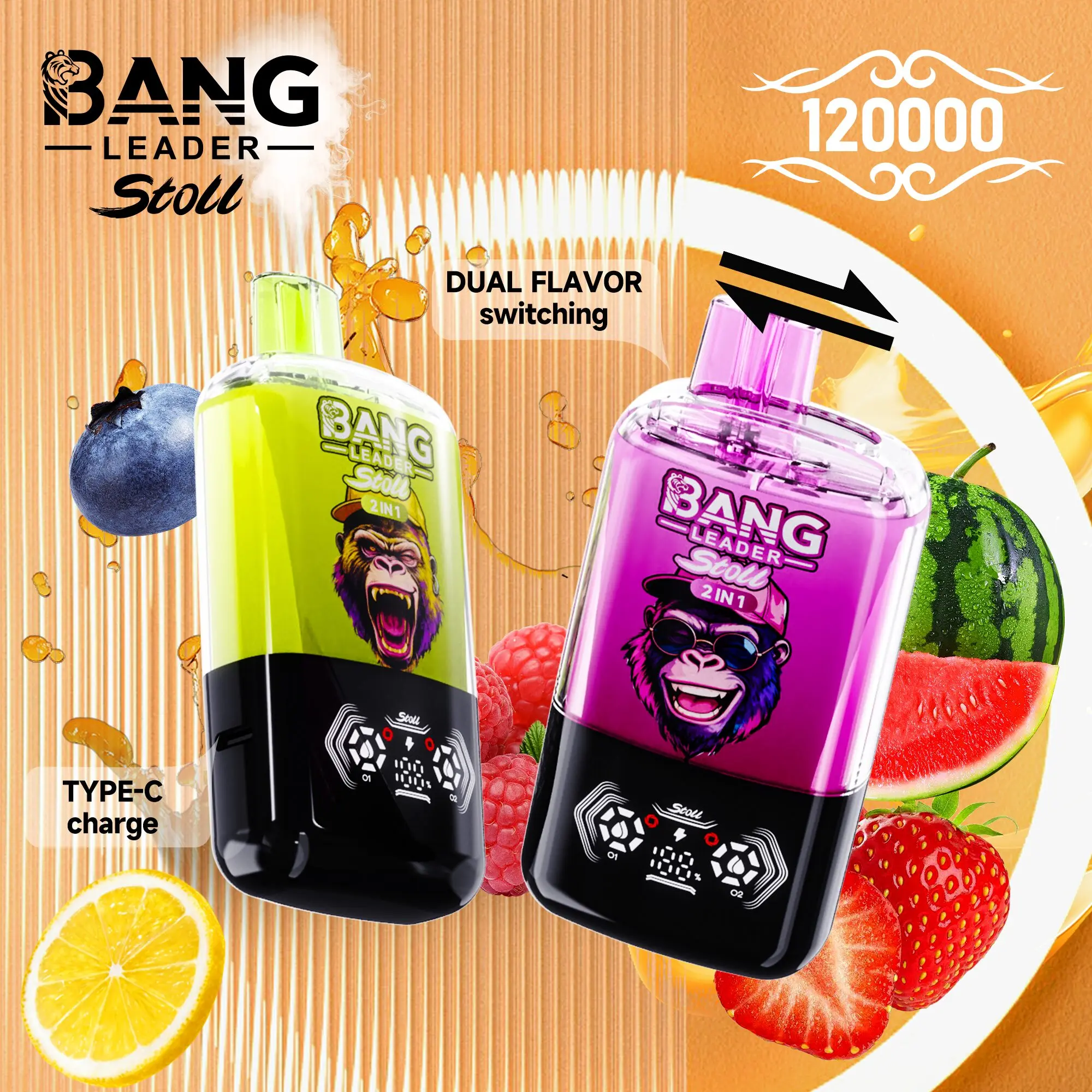 Bang Leader Stoll 120K Disposable Vape ?C Dual Flavor - Image 6