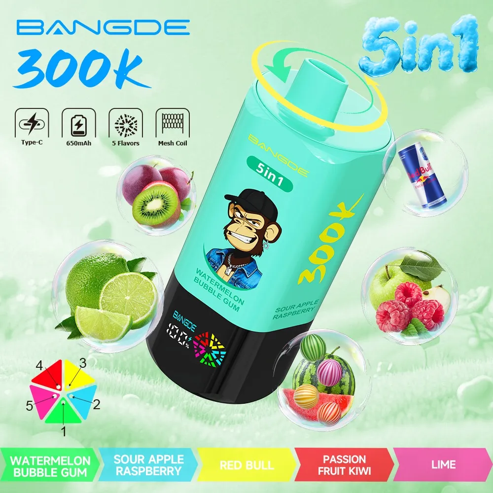 Bang DE 300k puffs5-in-1 Disposable Vape - Image 2