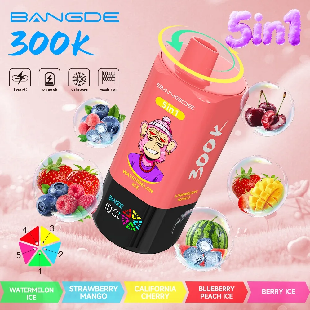 Bang DE 300k puffs5-in-1 Disposable Vape - Image 4