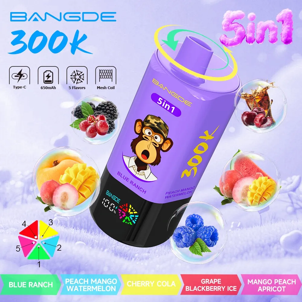 Bang DE 300k puffs5-in-1 Disposable Vape