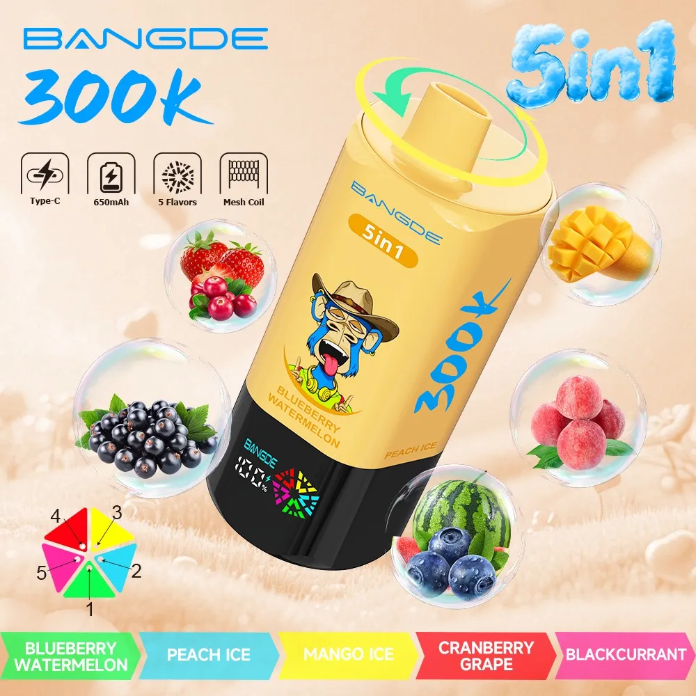 Bang DE 300k puffs5-in-1 Disposable Vape - Image 9