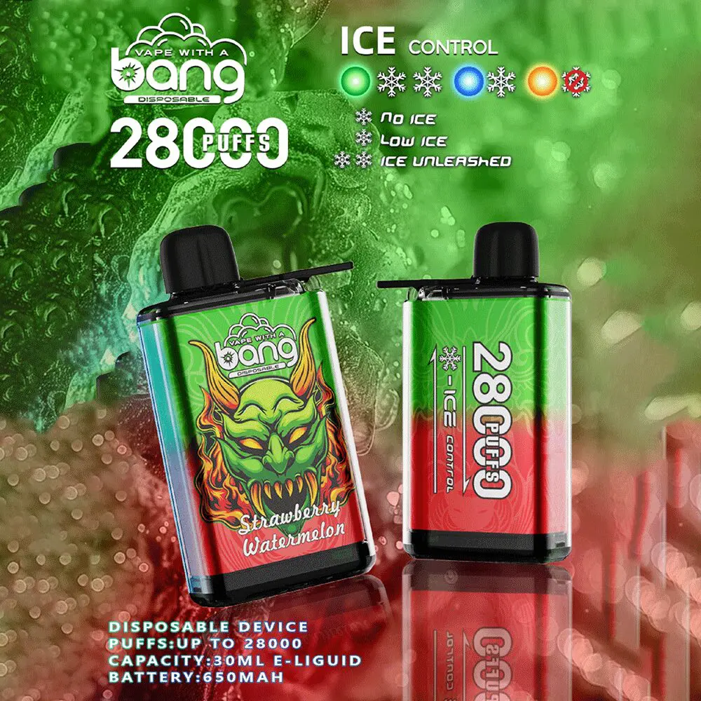 Bang 28K Puff Disposable Vape Pen Original Adjustable Ice level