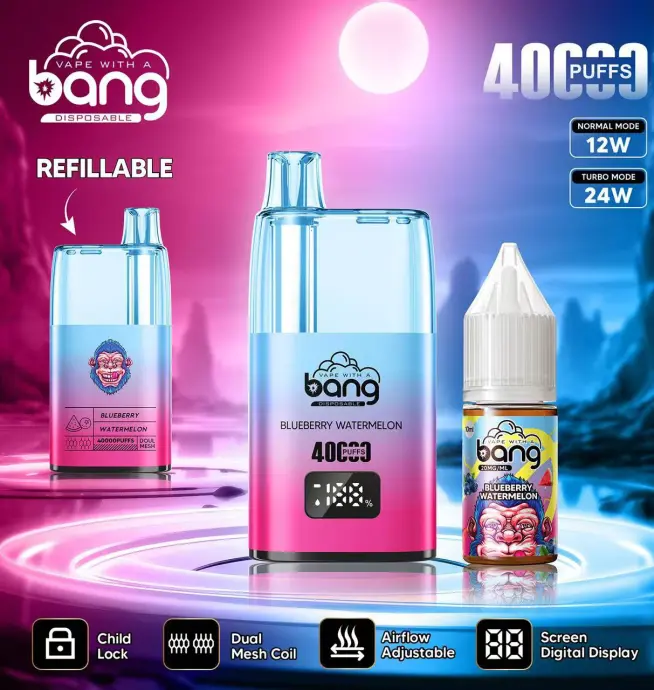 Bang 40000 40K Puffs Vape LED Digital Display - Image 9