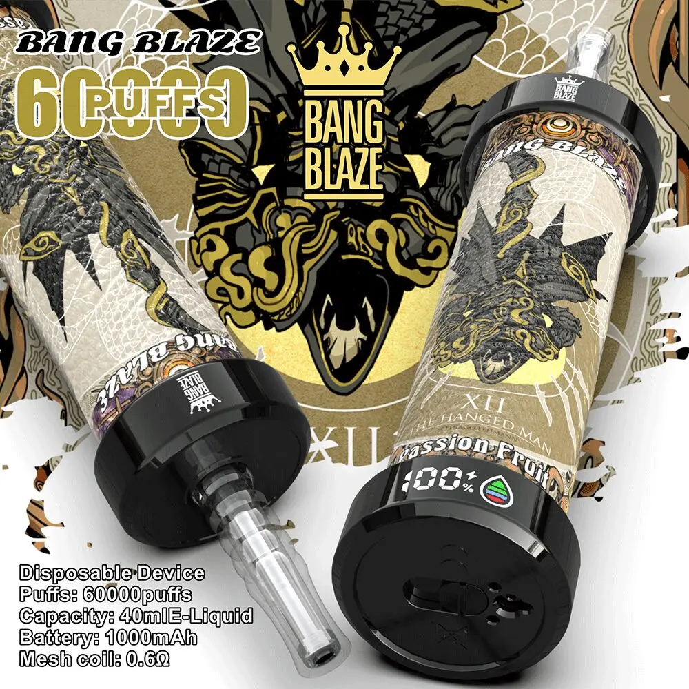 Bang Blaze 60k Puffs LCD Display Disposable Vape Pen