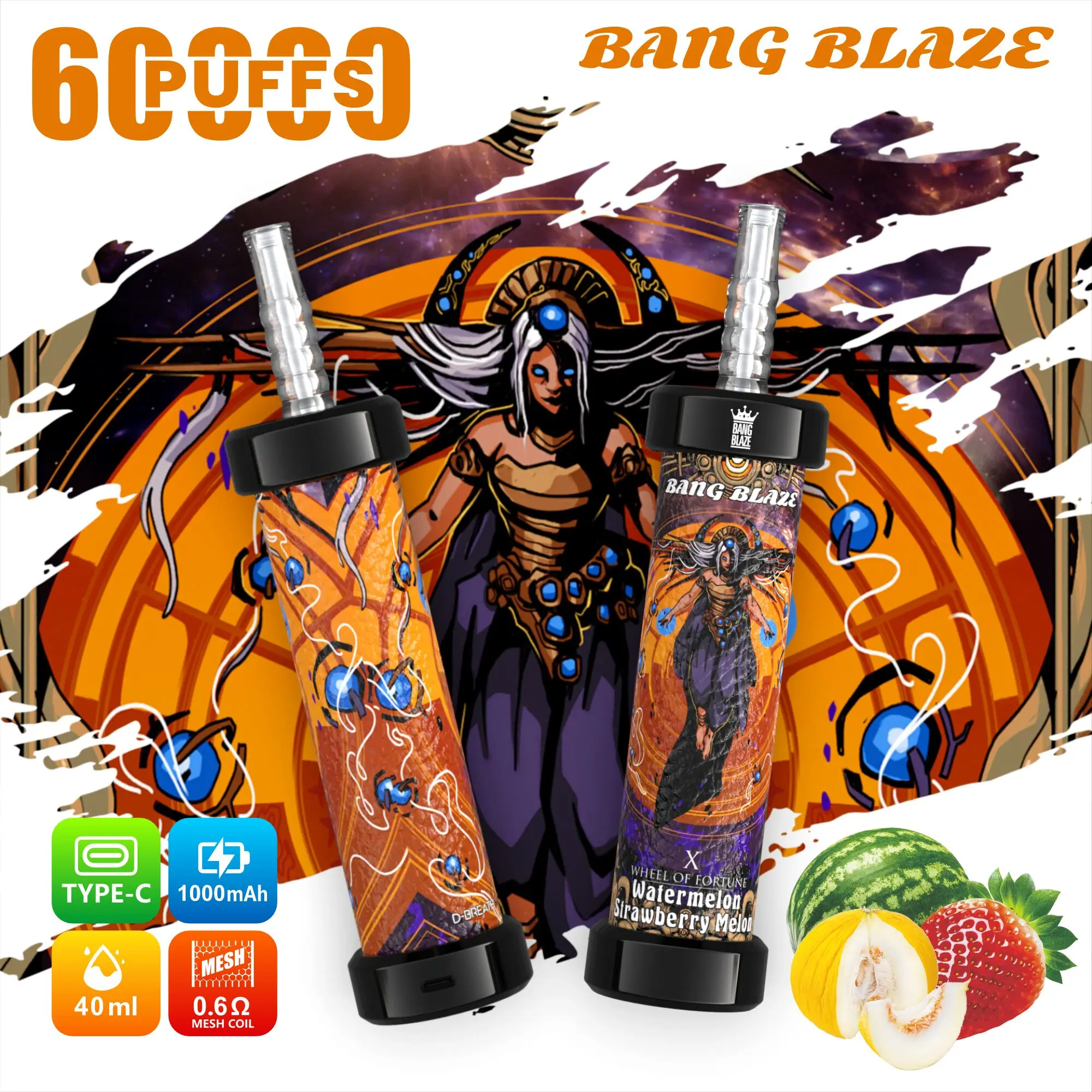 Bang Blaze 60k Puffs LCD Display Disposable Vape Pen - Image 8