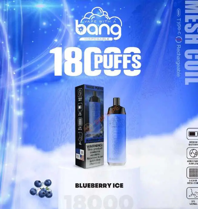 Bang Crown Bar 18000 Puffs 0% 2% 3% 5% Nicotine Disposable Vape - Image 2