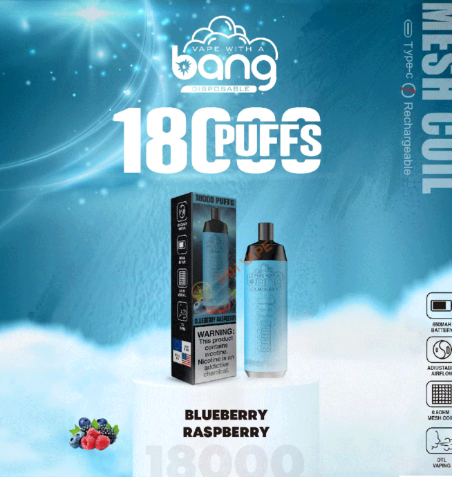 Bang Crown Bar 18000 Puffs 0% 2% 3% 5% Nicotine Disposable Vape - Image 3