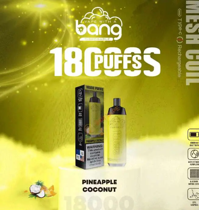 Bang Crown Bar 18000 Puffs 0% 2% 3% 5% Nicotine Disposable Vape - Image 7