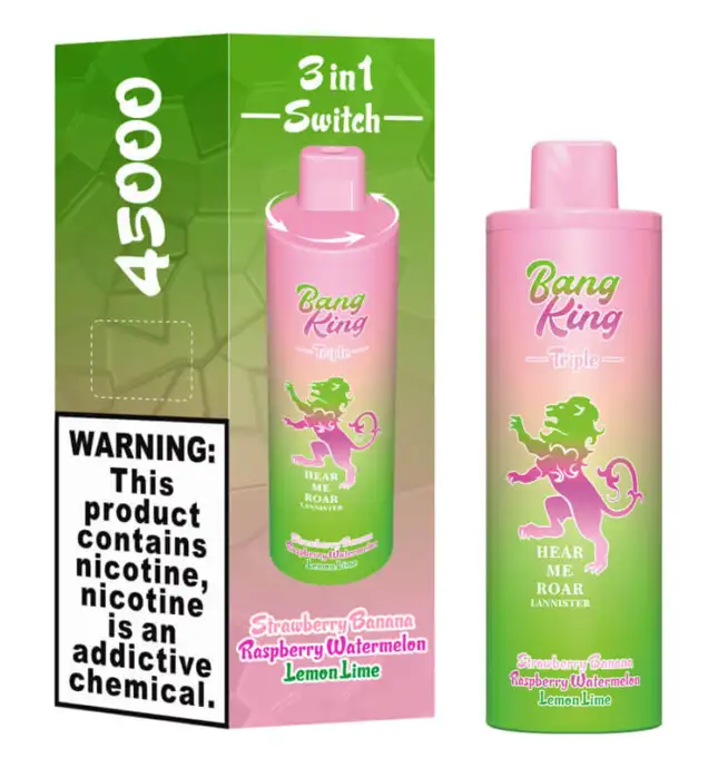 Bang King Triple 45000 Puffs Rechargeable Disposable Vape - Image 5