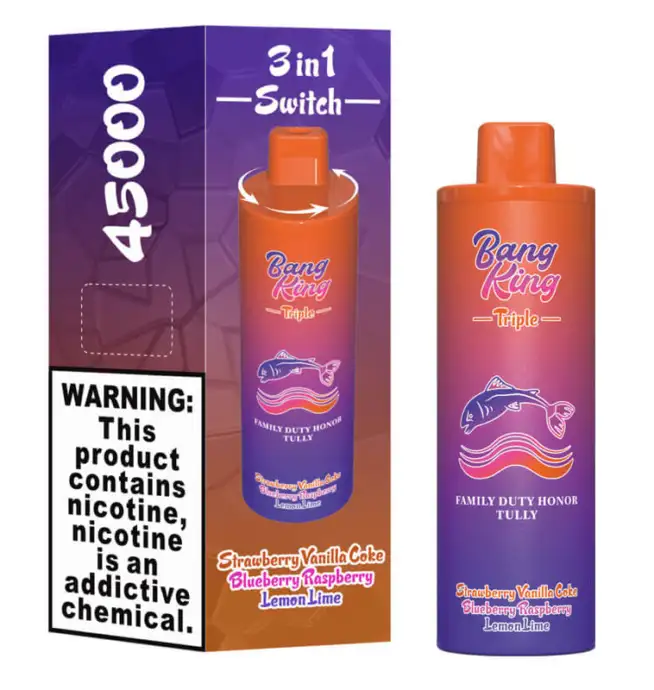 Bang King Triple 45000 Puffs Rechargeable Disposable Vape - Image 8