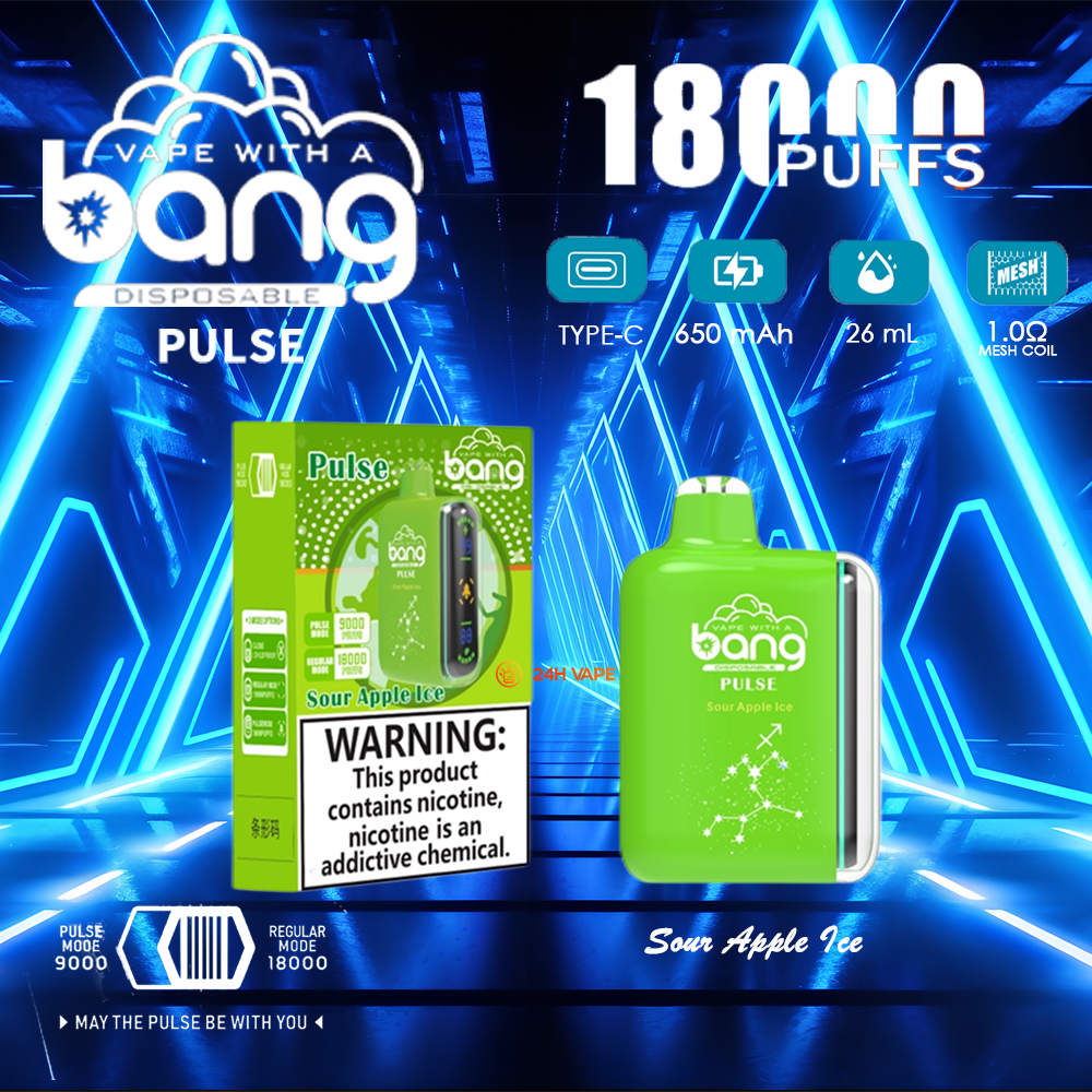 Bang Pulse 18000 Puffs Disposable Vape - Image 5
