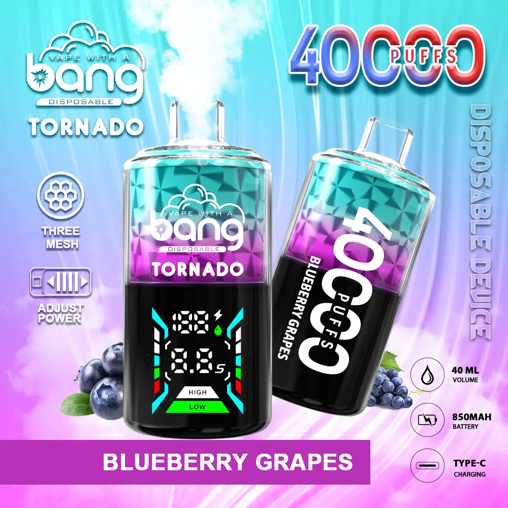 Bang Tornado 40K Puffs LED Display Disposable Vape - Image 8