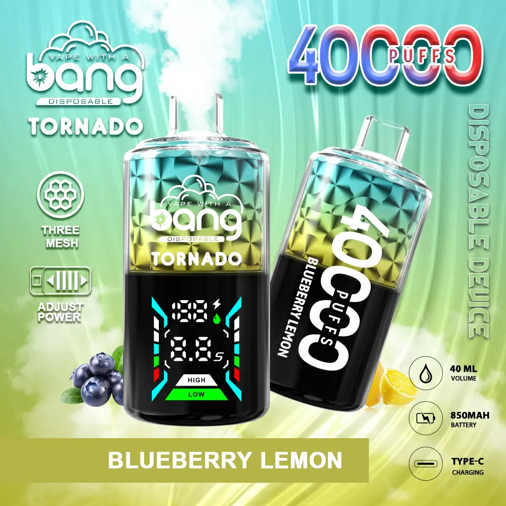 Bang Tornado 40K Puffs LED Display Disposable Vape - Image 7