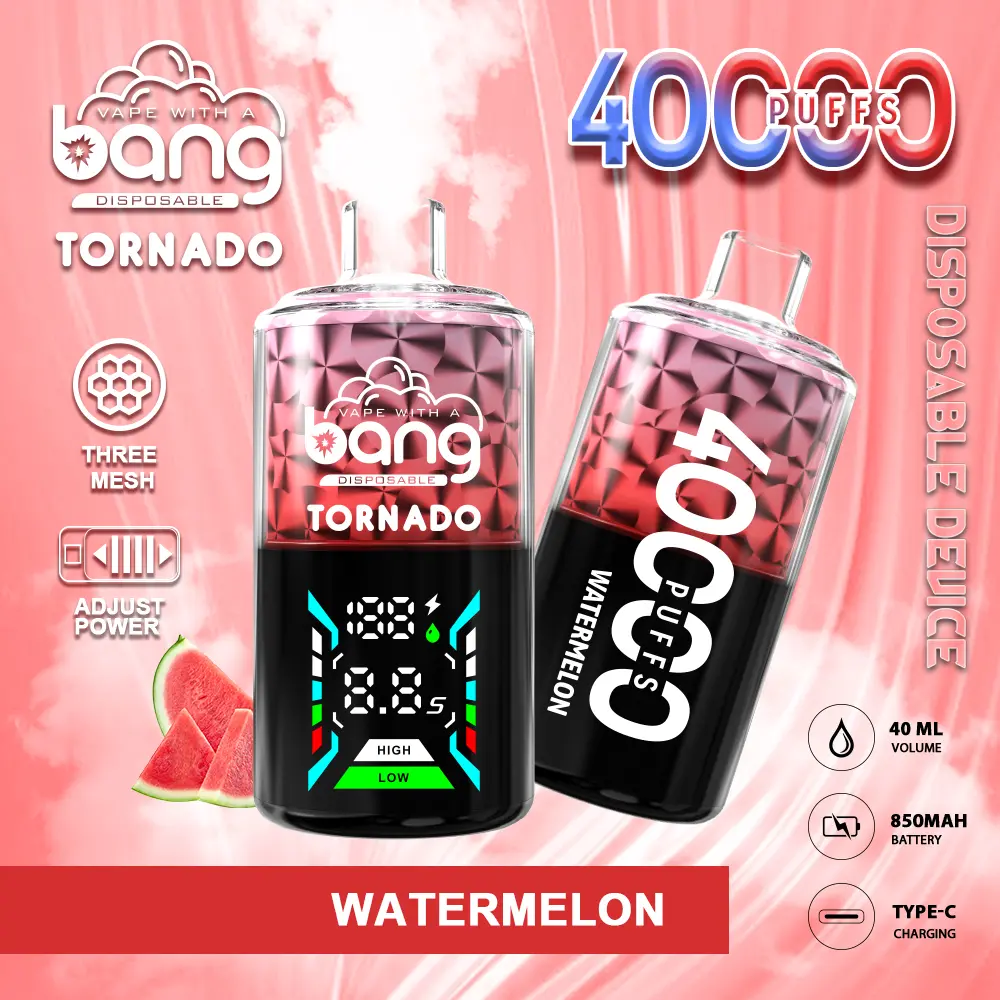 Bang Tornado 40K Puffs LED Display Disposable Vape - Image 2