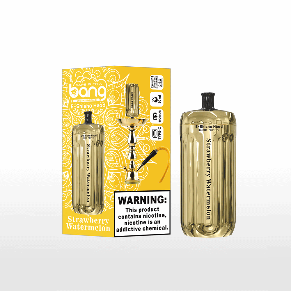 Bang E-Shisha Head 42k Puff Gold LED Display Vape - Image 9