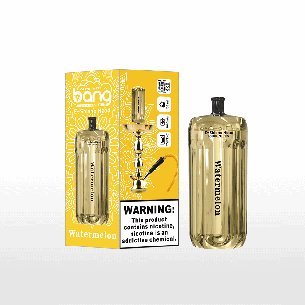 Bang E-Shisha Head 42k Puff Gold LED Display Vape - Image 10