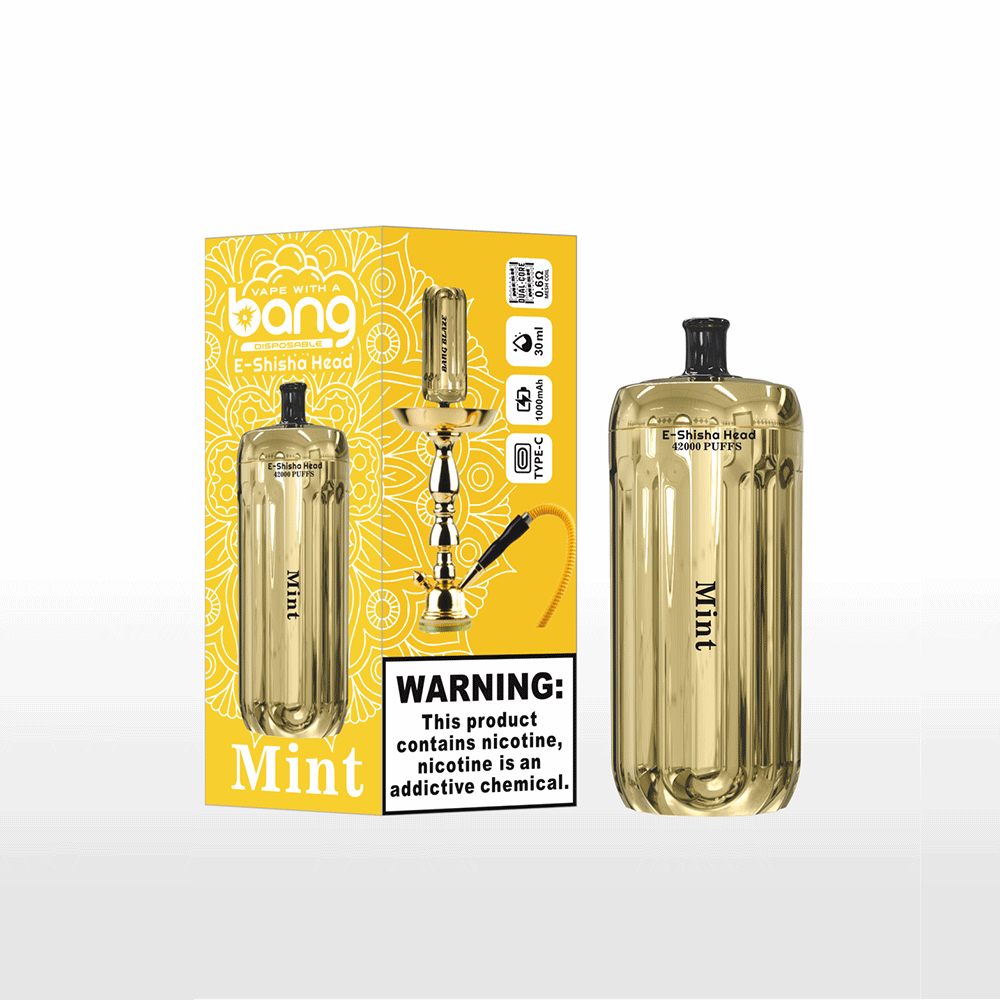 Bang E-Shisha Head 42k Puff Gold LED Display Vape - Image 2