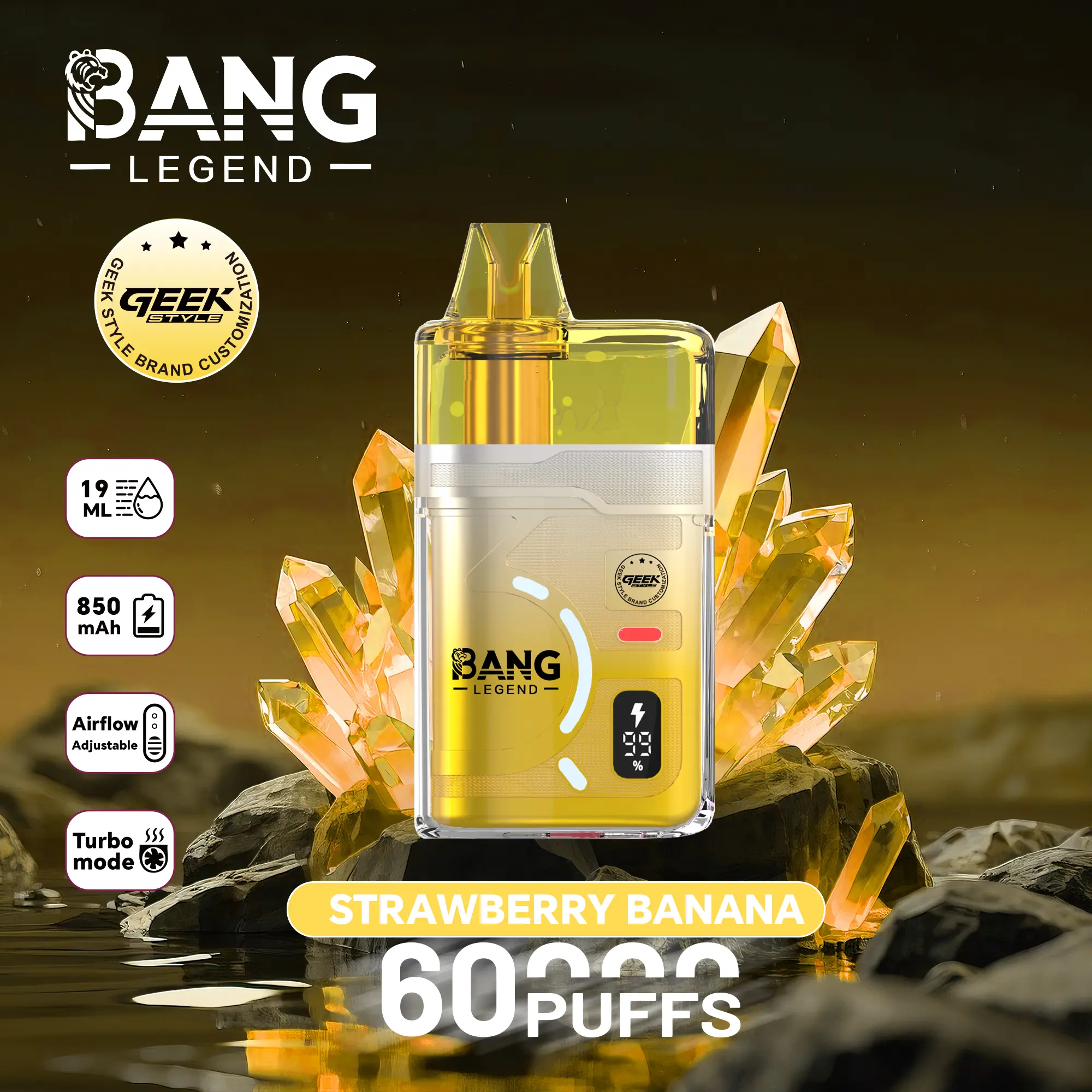 Bang Legend Geek 60000 Puffs Disposable Vape - Image 11