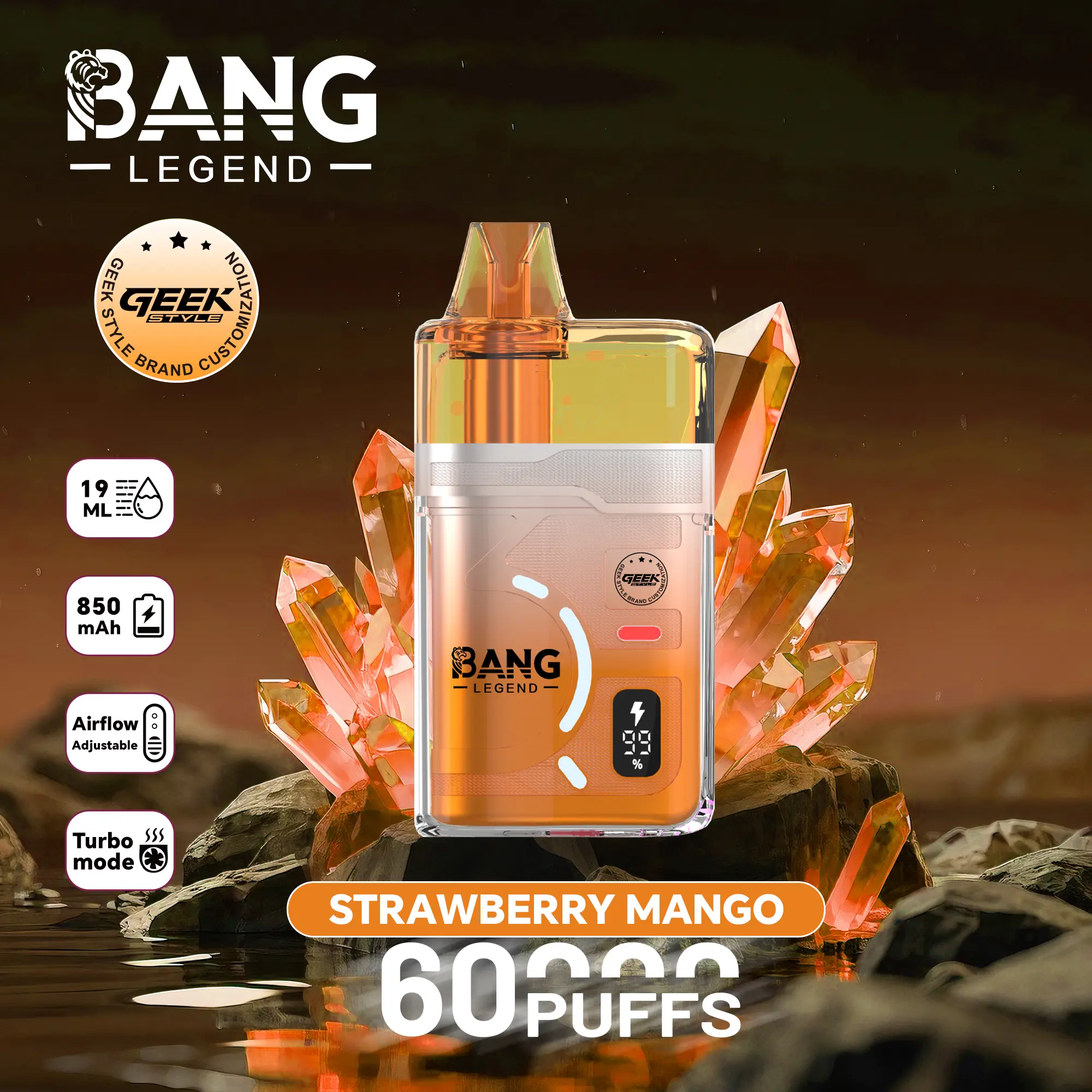 Bang Legend Geek 60000 Puffs Disposable Vape - Image 13